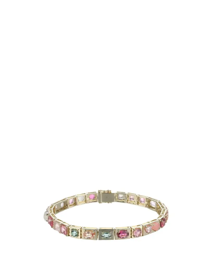 Type Jewelry LEGGO Pink Multi-Stone Bracelet