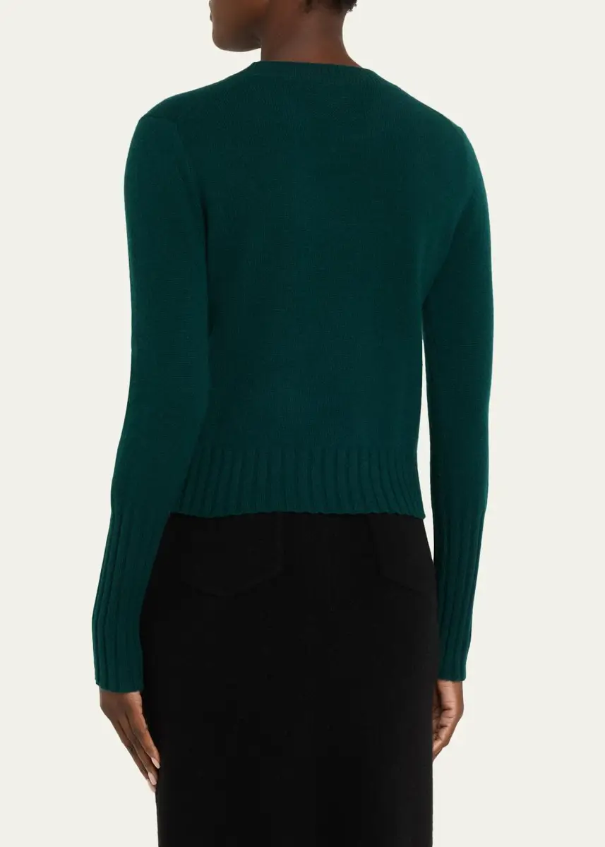 Guest In Residence Shrunken Crewneck Sweater in Cashmere | Thumbnail 6 Guest In Residence Shrunken Crewneck Sweater in Cashmere | Thumbnail 6