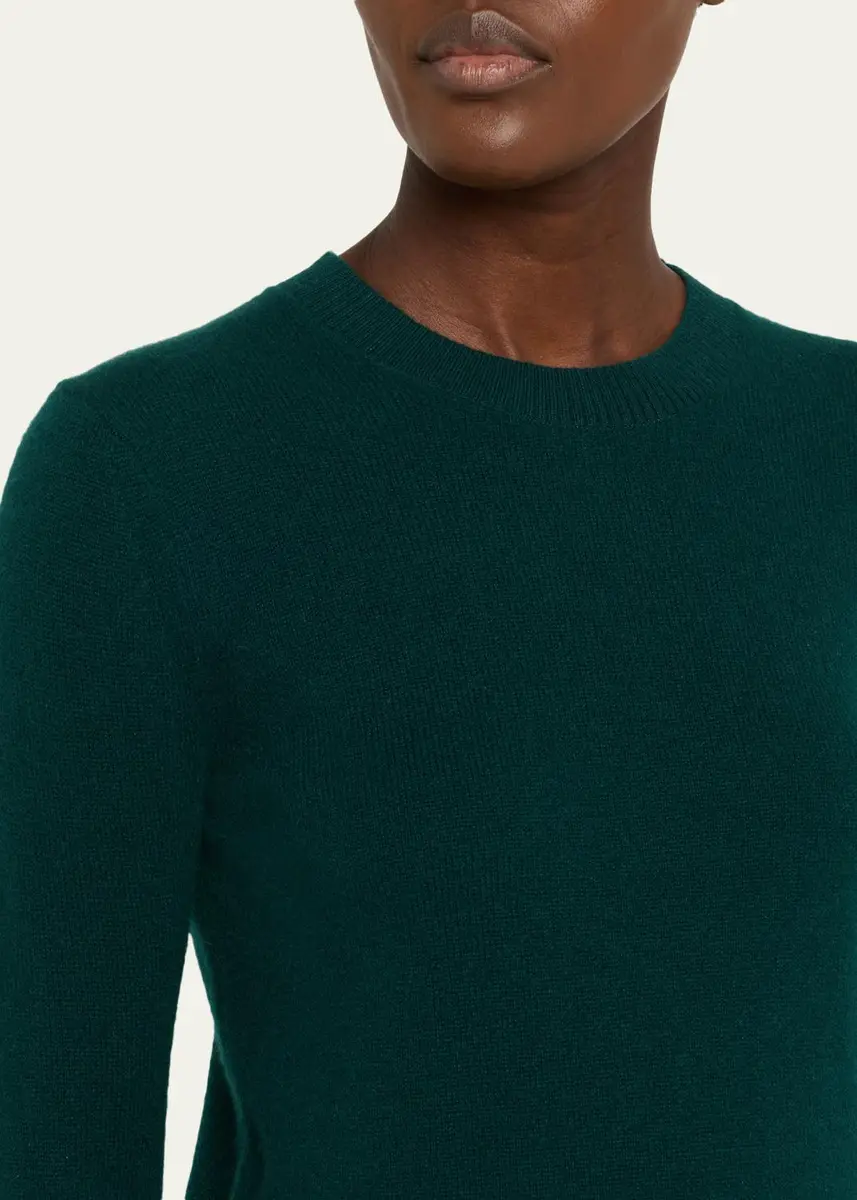 Guest In Residence Shrunken Crewneck Sweater in Cashmere | Thumbnail 8 Guest In Residence Shrunken Crewneck Sweater in Cashmere | Thumbnail 8