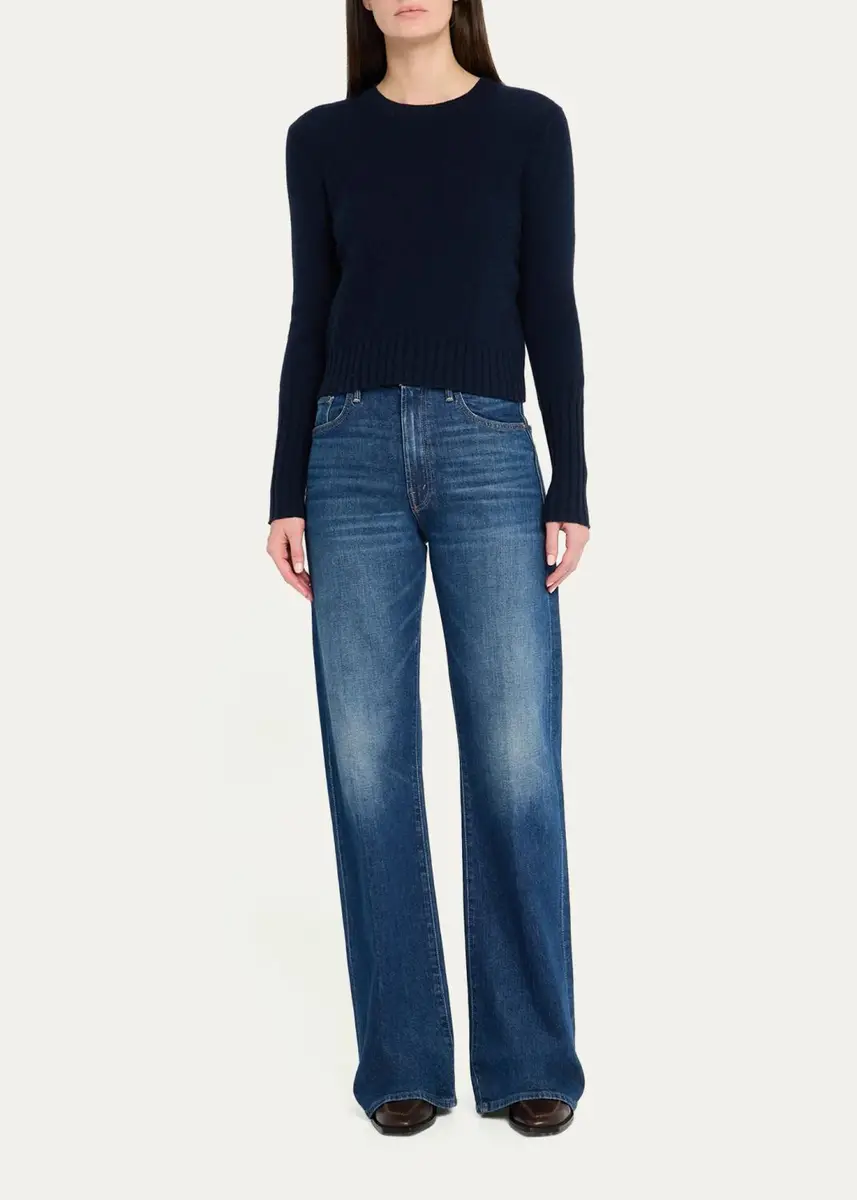 Guest In Residence Shrunken Crewneck Sweater in Cashmere | Thumbnail 10 Guest In Residence Shrunken Crewneck Sweater in Cashmere | Thumbnail 10