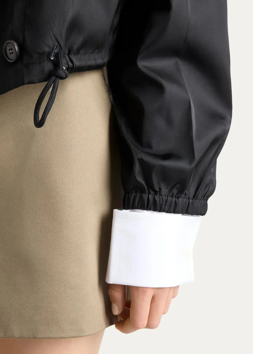 Prada Logo Drawstring-Hem Jacket | Thumbnail 5 Prada Logo Drawstring-Hem Jacket | Thumbnail 5