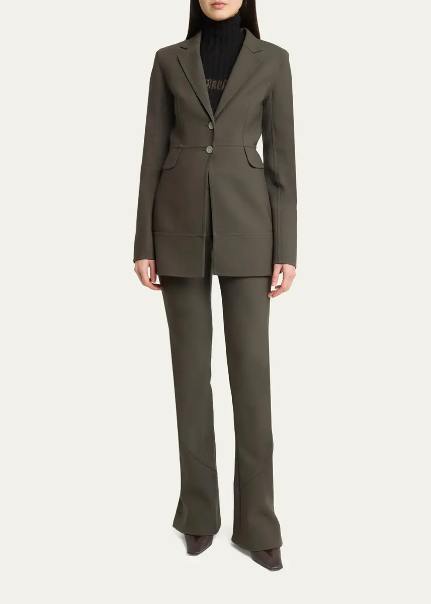 Proenza Schouler Maera Jacket In Bi-Stretch Double Wool | Thumbnail 2 Proenza Schouler Maera Jacket In Bi-Stretch Double Wool | Thumbnail 2