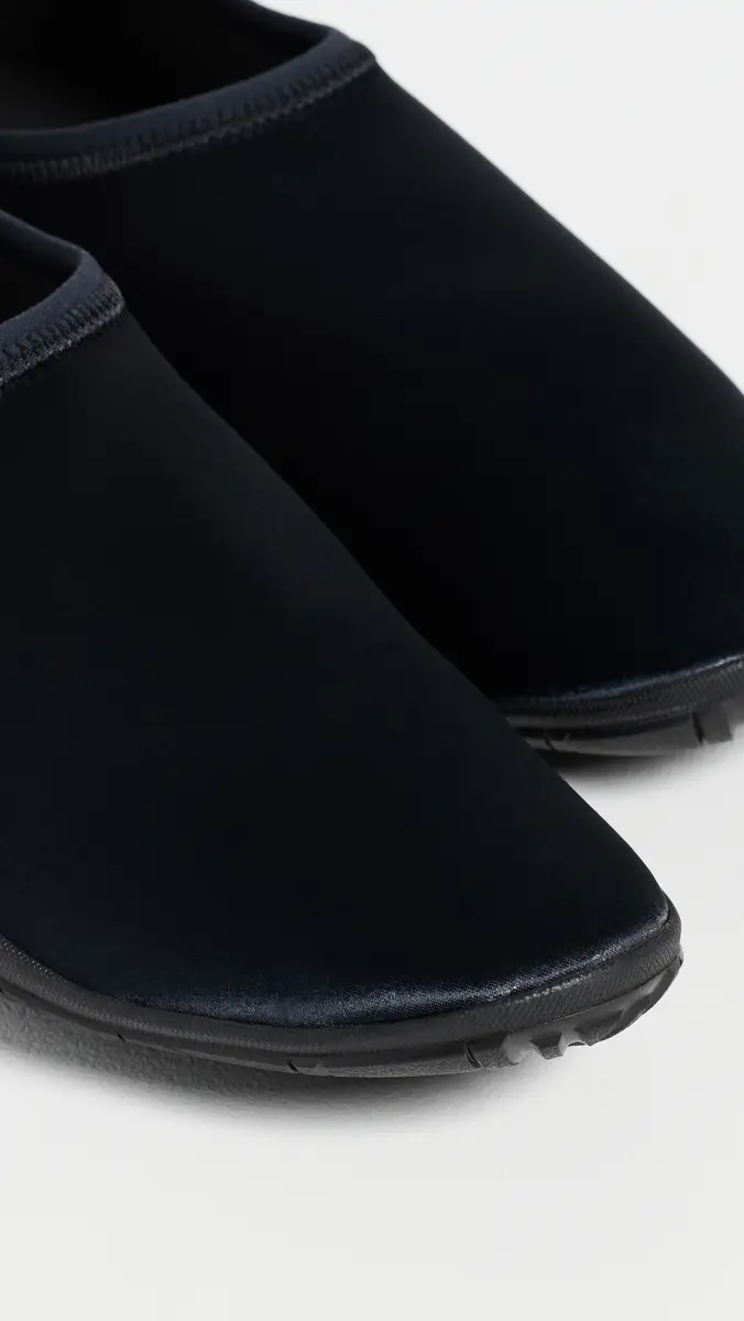Jil Sander Elbe Satin Slip On Flats | Thumbnail 6