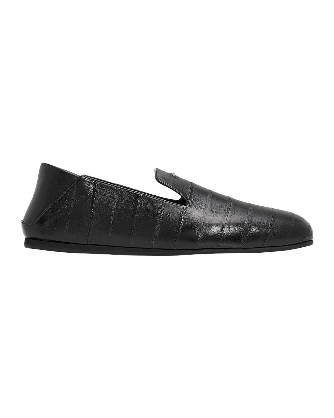 Giuseppe Zanotti Men's Collapsible-Heel Textured Leather Loafers