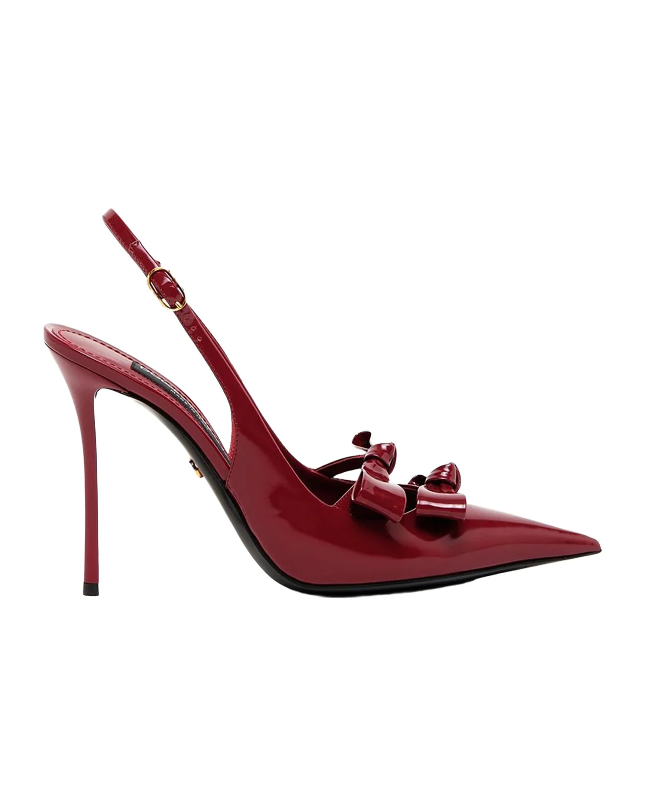 Patent Leather Bow Slingback Pumps Patent Leather Bow Slingback Pumps