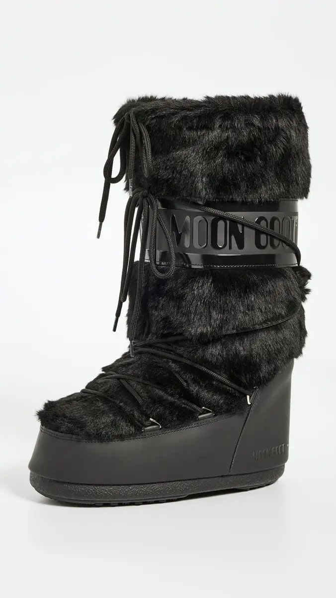 Moon Boot Icon Faux Fur Boots | Thumbnail 2 Moon Boot Icon Faux Fur Boots | Thumbnail 2