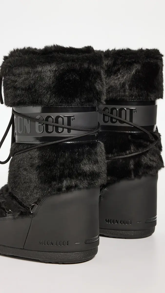 Moon Boot Icon Faux Fur Boots | Thumbnail 4 Moon Boot Icon Faux Fur Boots | Thumbnail 4