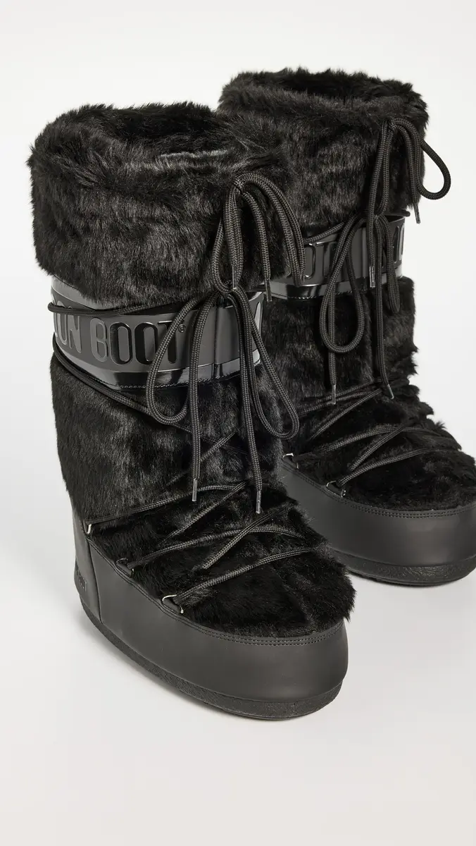 Moon Boot Icon Faux Fur Boots | Thumbnail 5 Moon Boot Icon Faux Fur Boots | Thumbnail 5