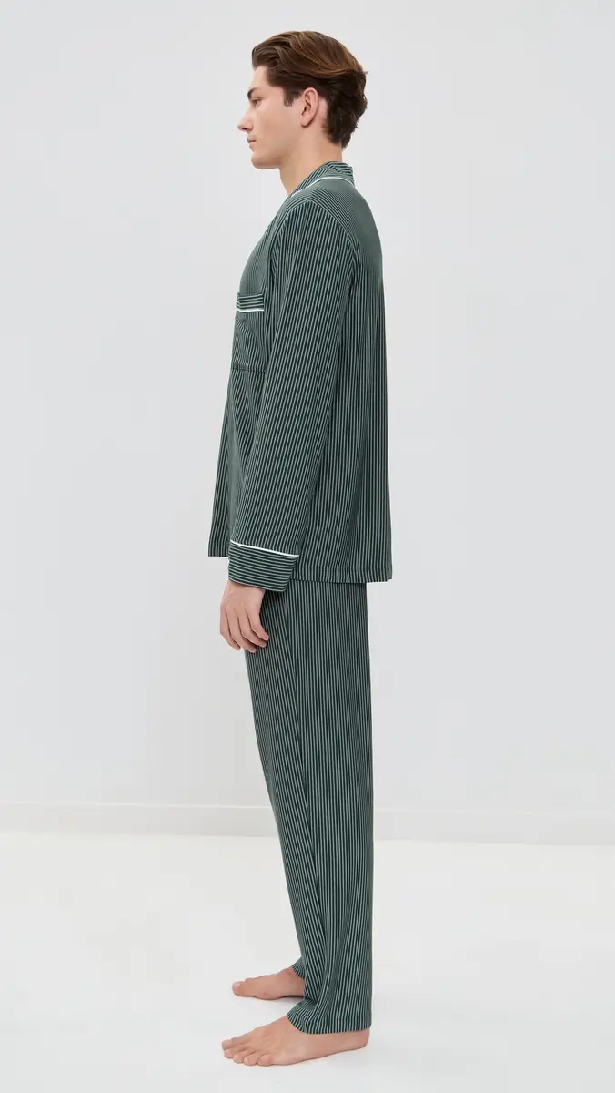 Eberjey William Printed Long Pajama Set | Thumbnail 4