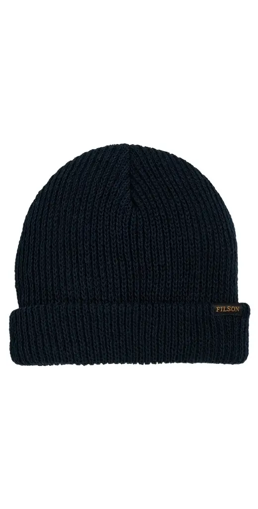 Filson Watch Knit Beanie Navy One Size | Image 1 Filson Watch Knit Beanie Navy One Size | Image 1