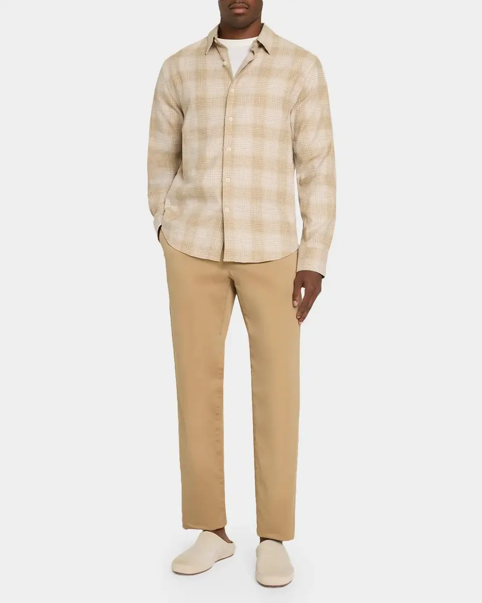 Vince Men's Ballow Cotton Plaid Button-Down Shirt | Thumbnail 2 Vince Men's Ballow Cotton Plaid Button-Down Shirt | Thumbnail 2
