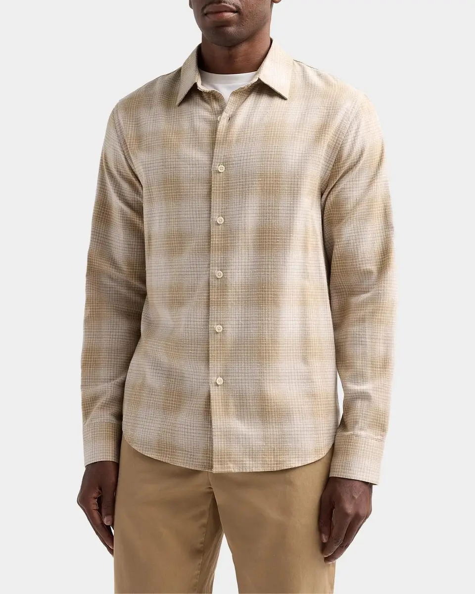 Vince Men's Ballow Cotton Plaid Button-Down Shirt | Thumbnail 6 Vince Men's Ballow Cotton Plaid Button-Down Shirt | Thumbnail 6