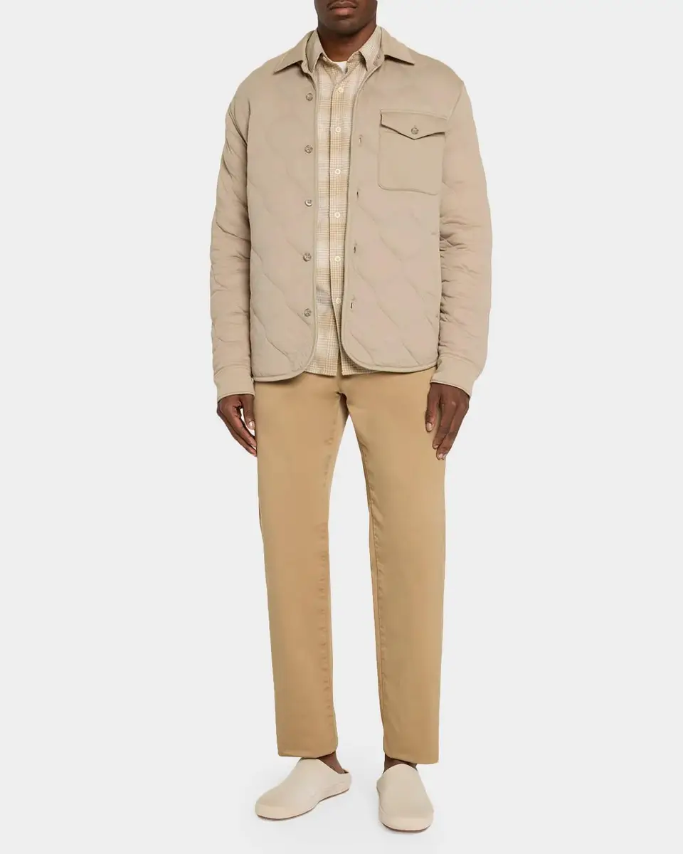 Vince Men's Cotton Quilted Shirt Jacket | Thumbnail 2 Vince Men's Cotton Quilted Shirt Jacket | Thumbnail 2