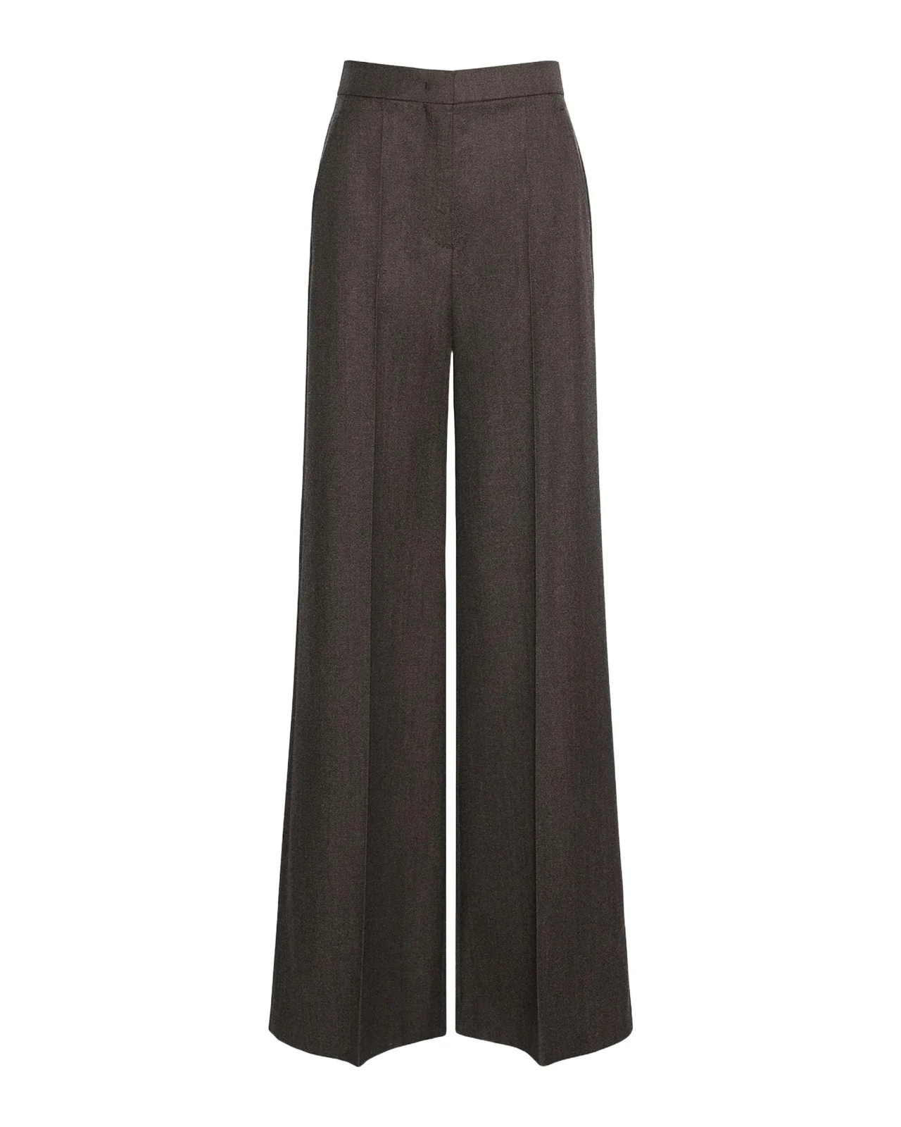 Wool Twill Wide-Leg Trousers Wool Twill Wide-Leg Trousers