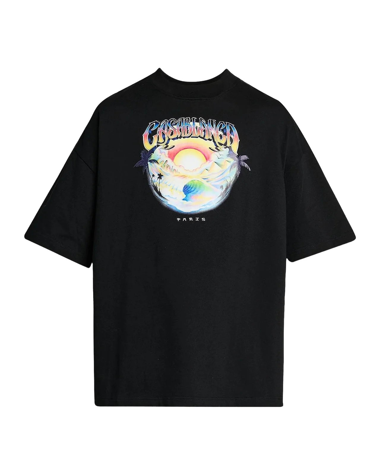 Oversized Logo Graphic Cotton Crewneck T-Shirt Oversized Logo Graphic Cotton Crewneck T-Shirt