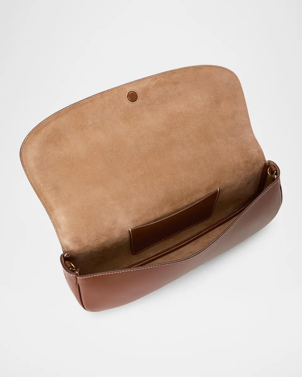 Polo Ralph Lauren Bellport Suede Long-Flap Clutch Bag | Thumbnail 4 Polo Ralph Lauren Bellport Suede Long-Flap Clutch Bag | Thumbnail 4