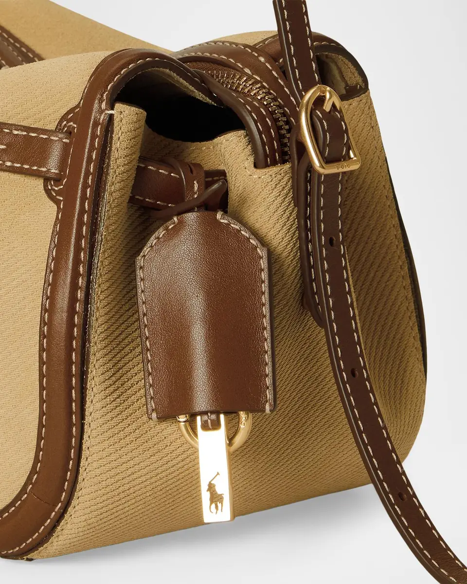 Polo Ralph Lauren Polo ID Suede & Leather Mini Satchel Bag | Thumbnail 6 Polo Ralph Lauren Polo ID Suede & Leather Mini Satchel Bag | Thumbnail 6