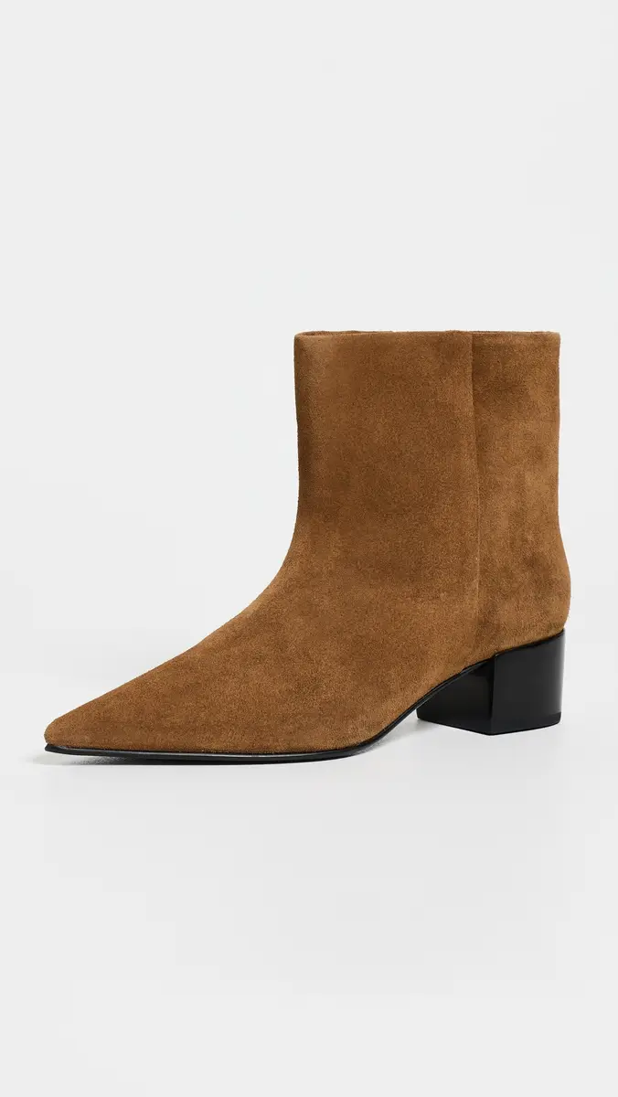 Black Suede Studio Blaze 45 Booties | Thumbnail 2 Black Suede Studio Blaze 45 Booties | Thumbnail 2