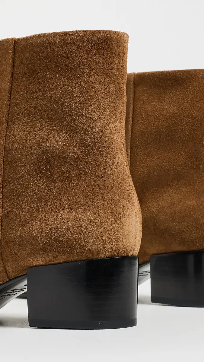 Black Suede Studio Blaze 45 Booties | Thumbnail 4 Black Suede Studio Blaze 45 Booties | Thumbnail 4