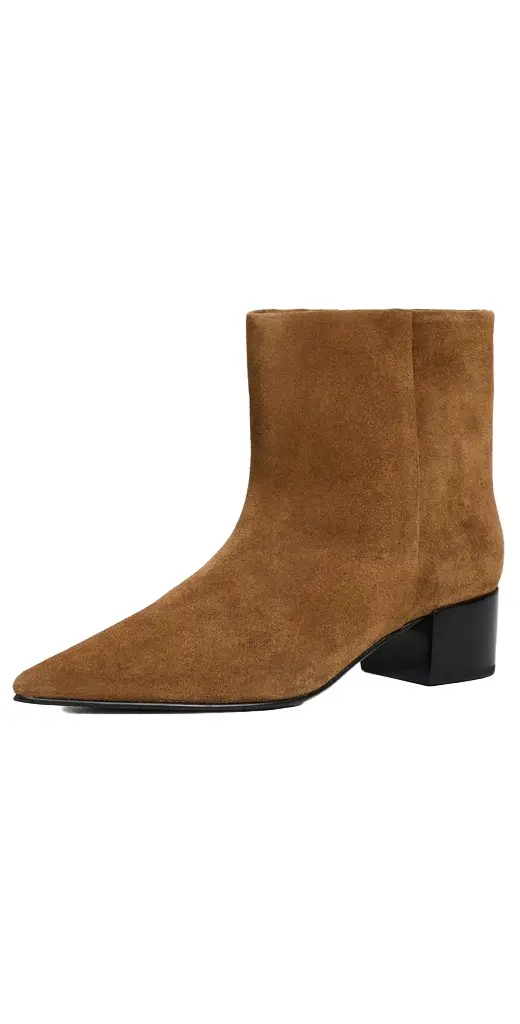 Black Suede Studio Blaze 45 Booties Tobacco Suede | Image 1 Black Suede Studio Blaze 45 Booties Tobacco Suede | Image 1