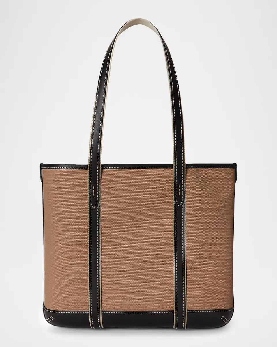 Polo Ralph Lauren Cotton Canvas Small Shopper Tote Bag | Thumbnail 2 Polo Ralph Lauren Cotton Canvas Small Shopper Tote Bag | Thumbnail 2