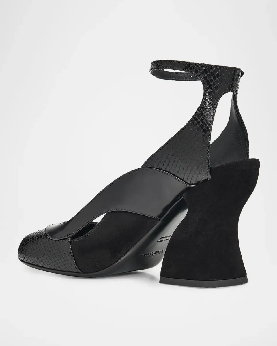 Zimmermann Marvi 75MM Leather Sandals | Thumbnail 4 Zimmermann Marvi 75MM Leather Sandals | Thumbnail 4