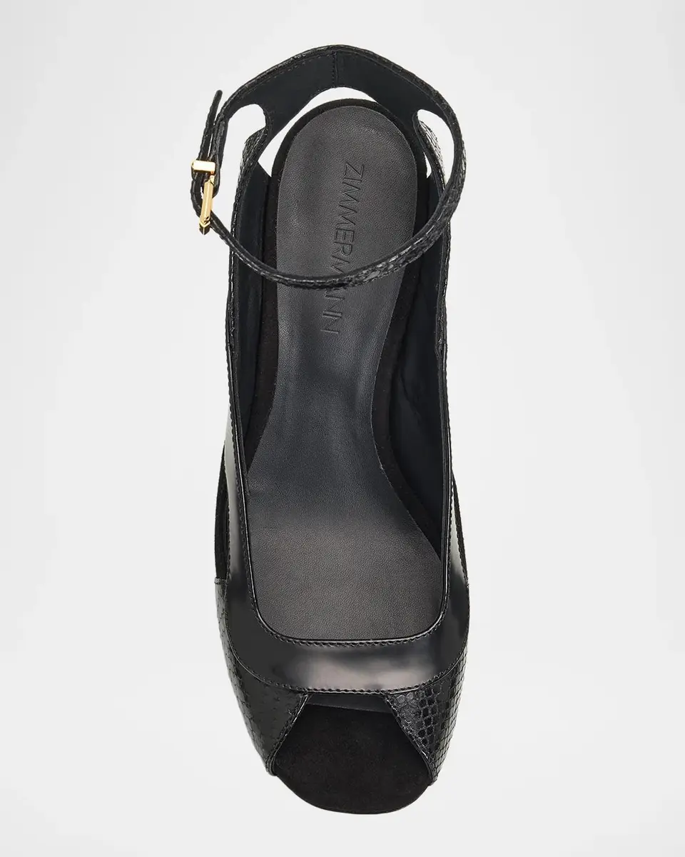 Zimmermann Marvi 75MM Leather Sandals | Thumbnail 6 Zimmermann Marvi 75MM Leather Sandals | Thumbnail 6