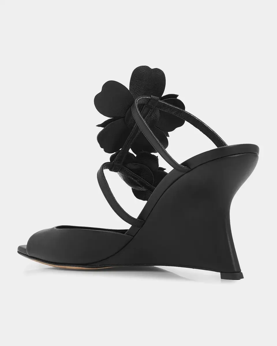Zimmermann 85mm Belara Leather Wedge Sandals | Thumbnail 4 Zimmermann 85mm Belara Leather Wedge Sandals | Thumbnail 4