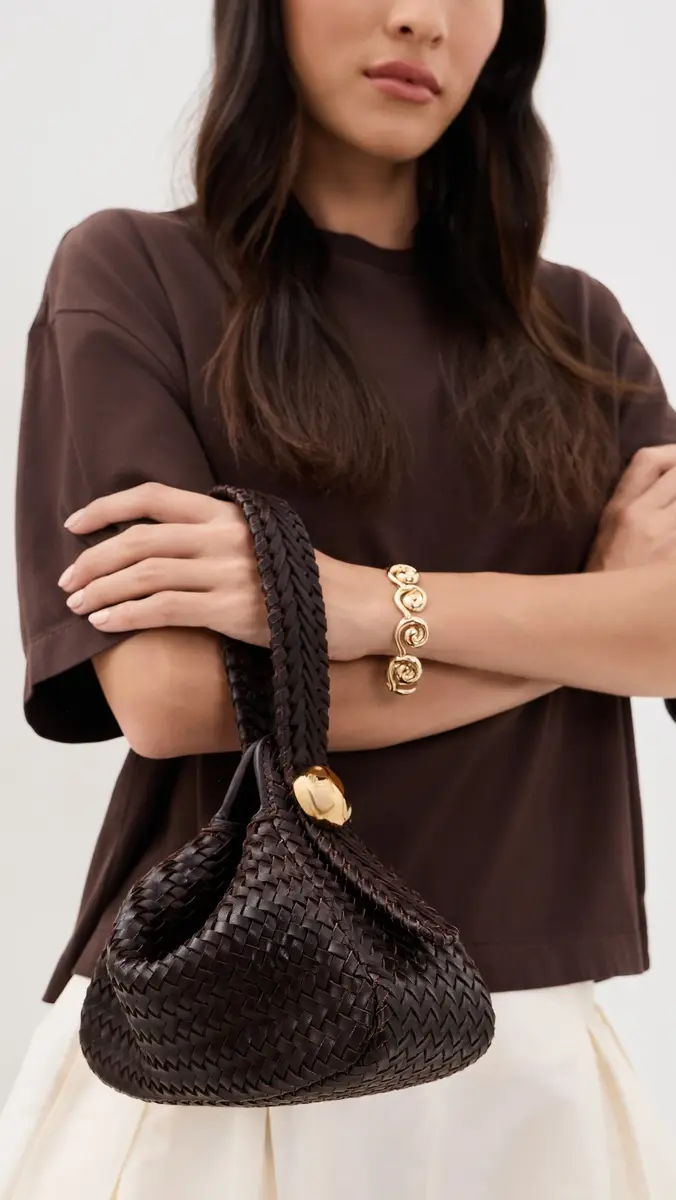 Madewell The Sculpted Metal Wristlet Bag | Thumbnail 3 Madewell The Sculpted Metal Wristlet Bag | Thumbnail 3