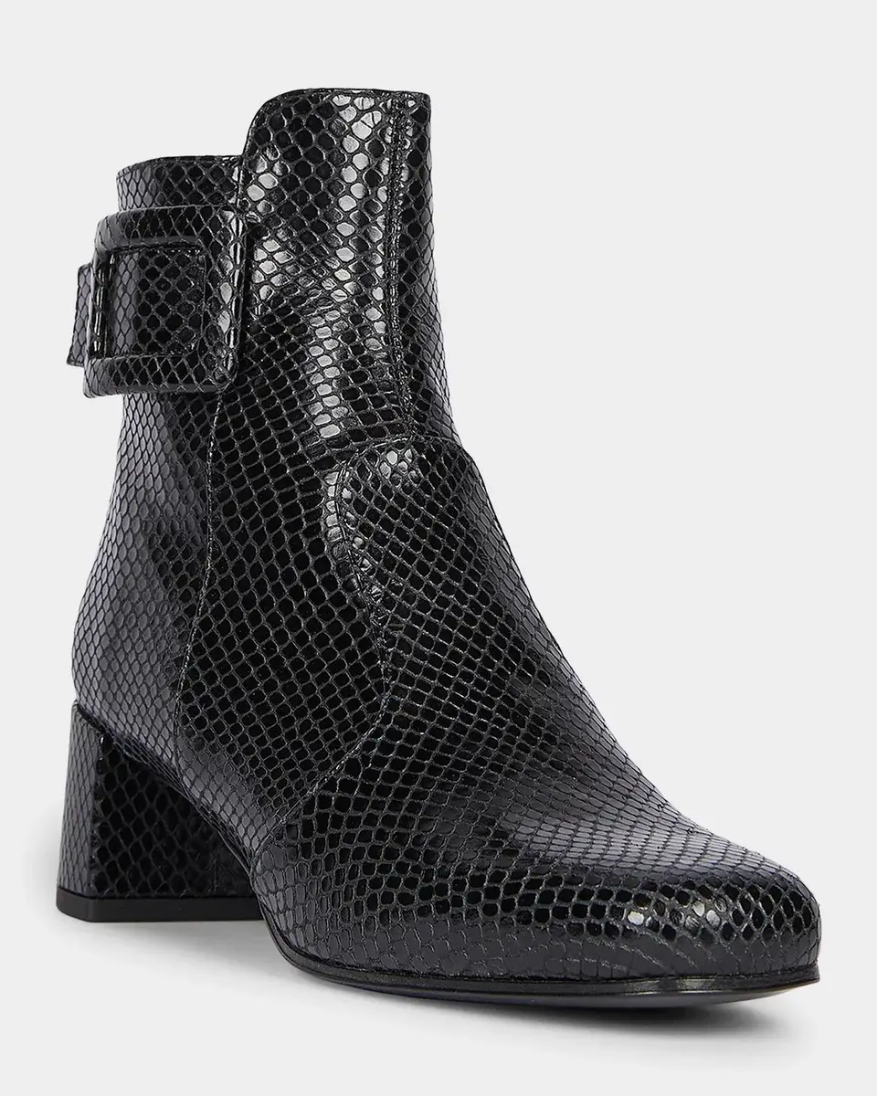 Roger Vivier Tres Vivier 45MM Snakeskin-Embossed Leather Ankle Boots | Thumbnail 5 Roger Vivier Tres Vivier 45MM Snakeskin-Embossed Leather Ankle Boots | Thumbnail 5