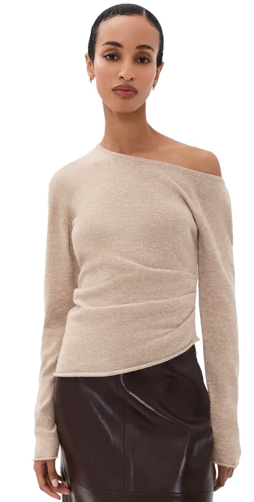 Draped Wool Top Draped Wool Top