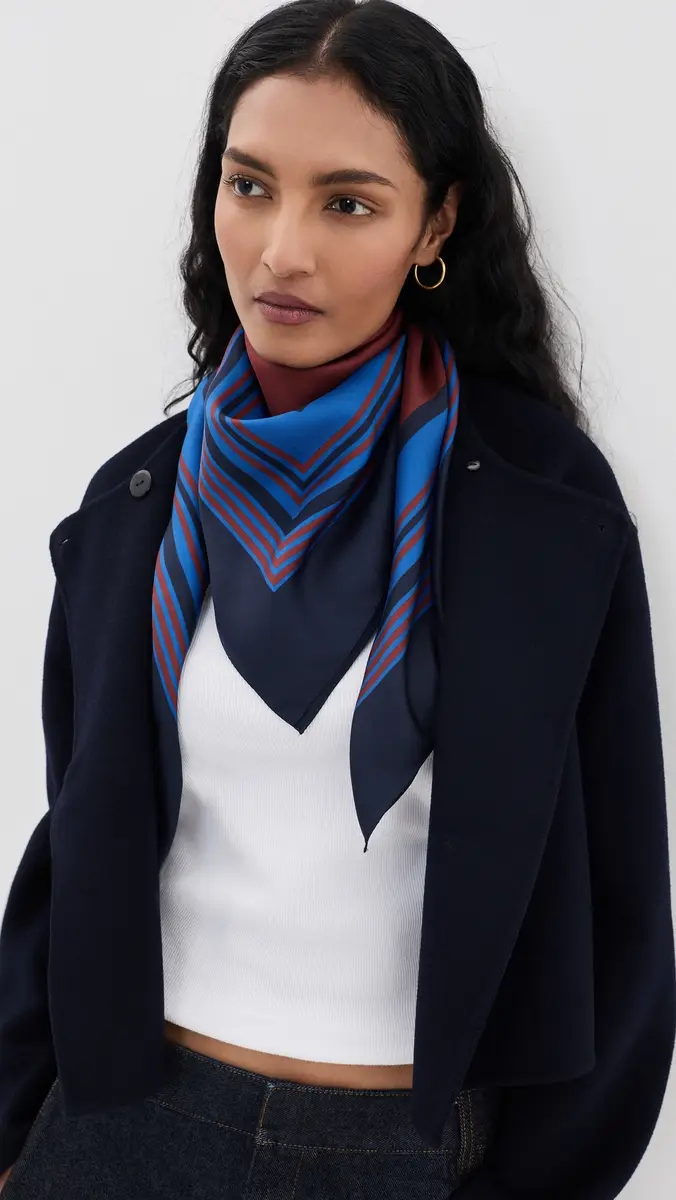A.L.C. A. L.C. Albers Print Silk Scarf | Thumbnail 4 A.L.C. A. L.C. Albers Print Silk Scarf | Thumbnail 4