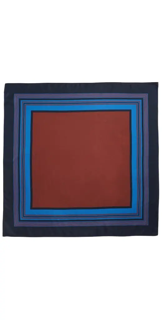 A.L.C. A. L.C. Albers Print Silk Scarf