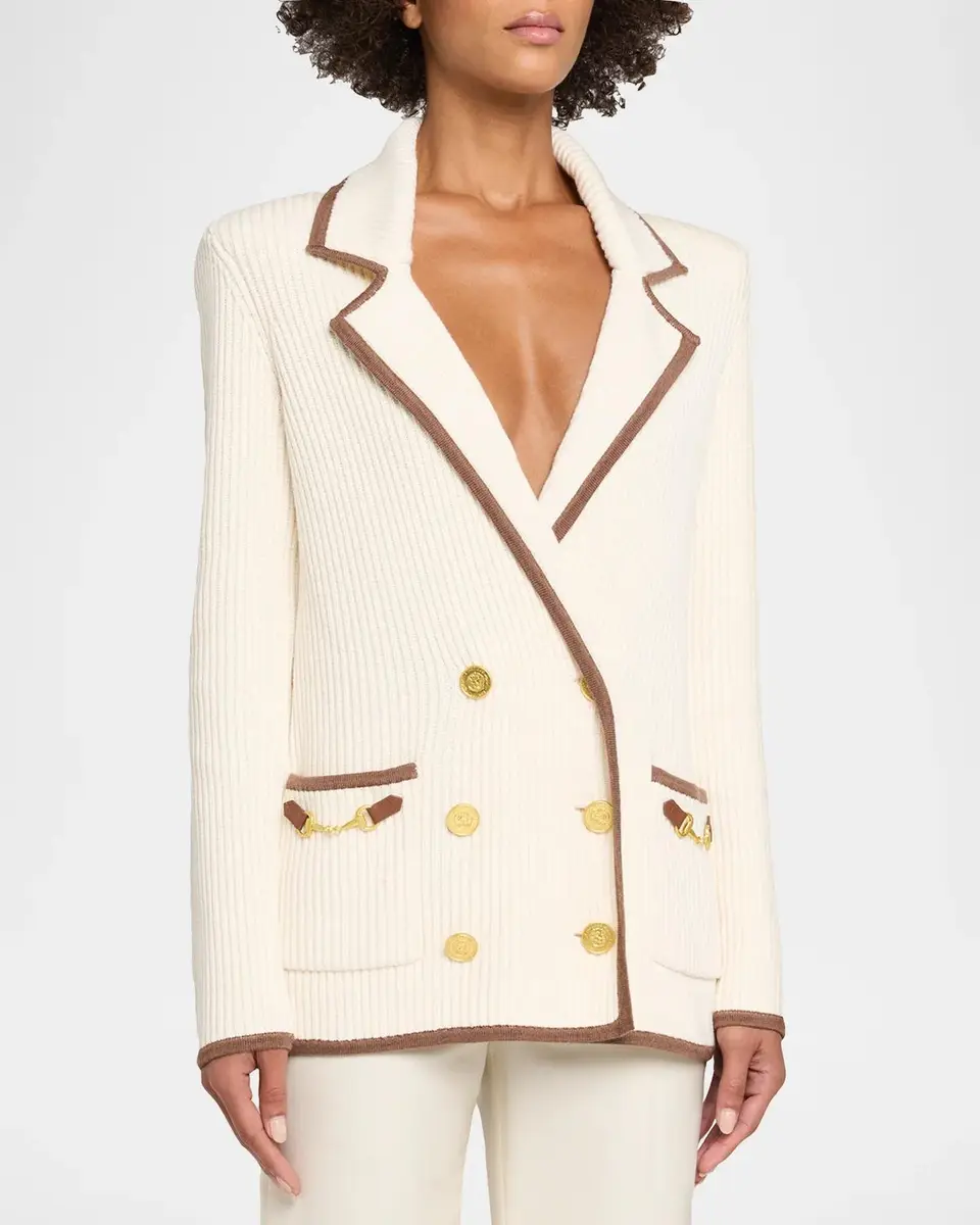 L'Agence Ranch Knit Blazer | Thumbnail 4 L'Agence Ranch Knit Blazer | Thumbnail 4