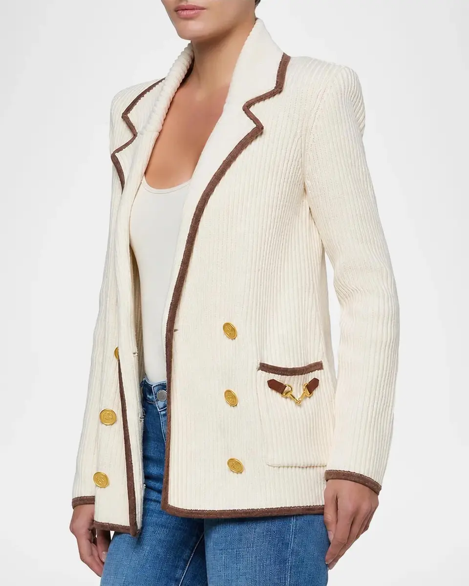 L'Agence Ranch Knit Blazer | Thumbnail 6 L'Agence Ranch Knit Blazer | Thumbnail 6