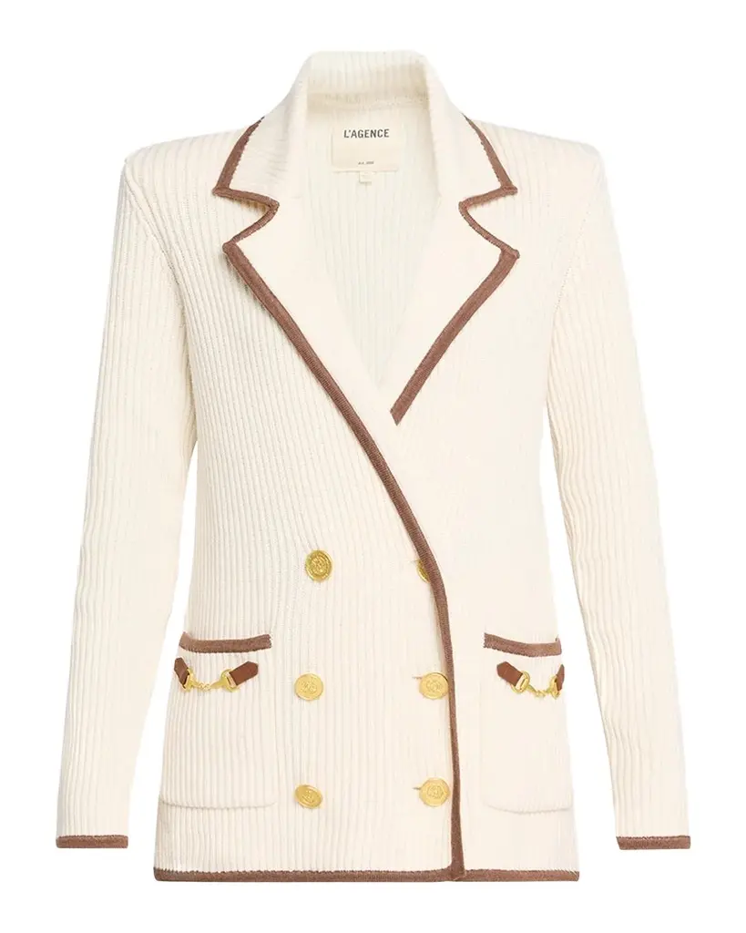 L'Agence Ranch Knit Blazer