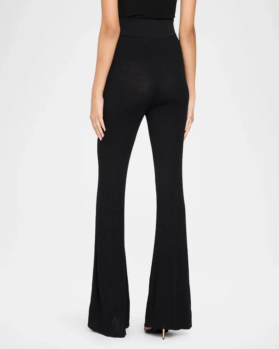 L'Agence Conan Rib-Knit Flare Pants | Thumbnail 3 L'Agence Conan Rib-Knit Flare Pants | Thumbnail 3