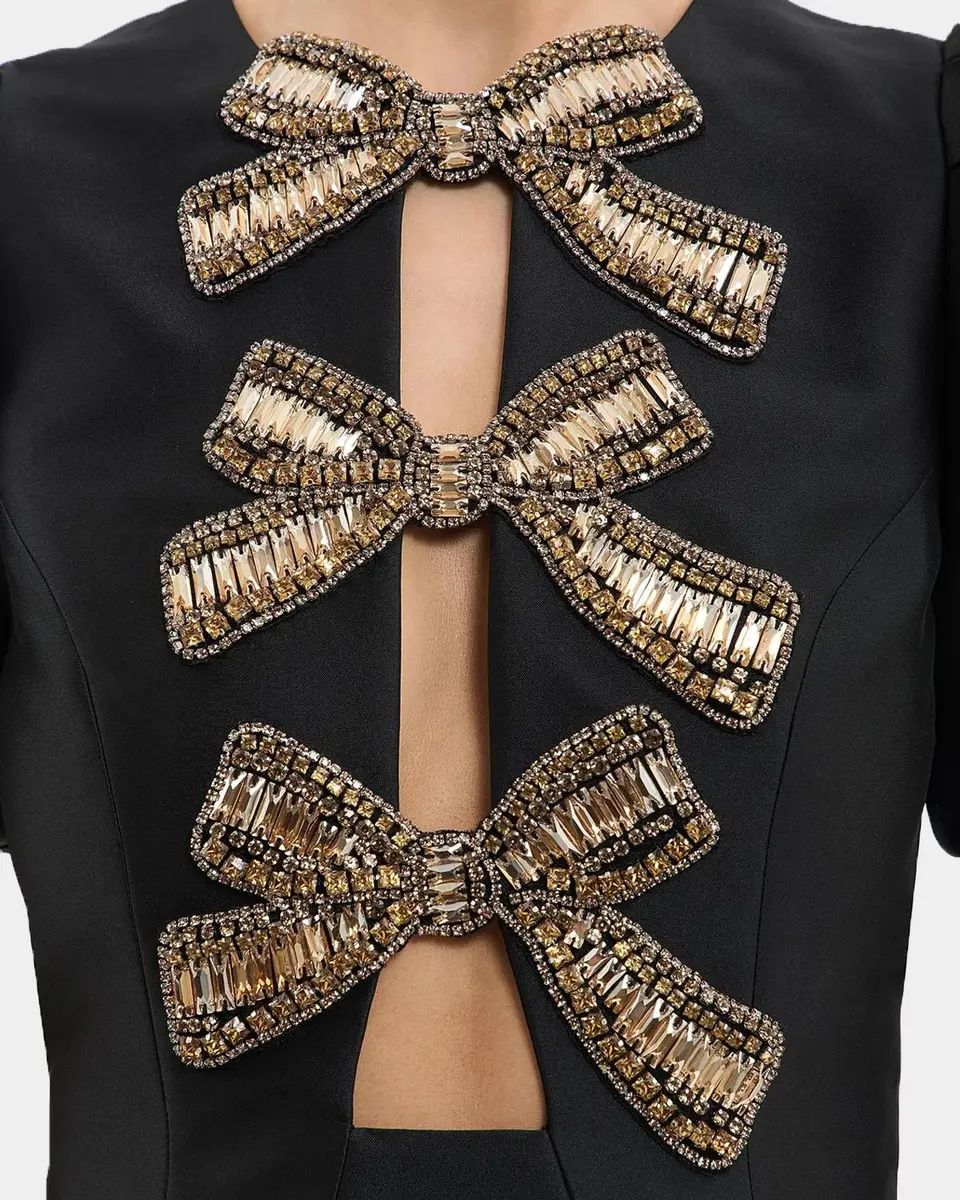 Rebecca Vallance Venus Cutout Bow-Embellished Mini Dress | Thumbnail 6 Rebecca Vallance Venus Cutout Bow-Embellished Mini Dress | Thumbnail 6