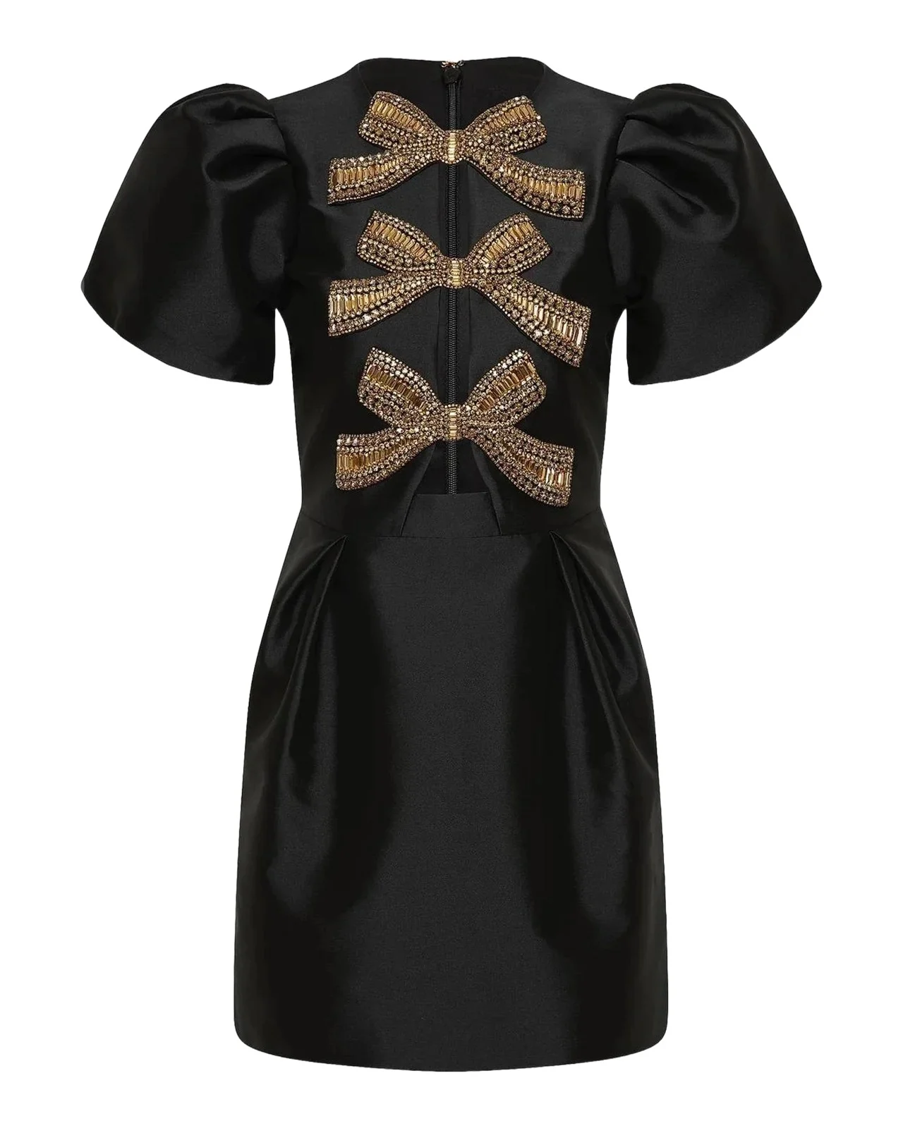 Rebecca Vallance Venus Cutout Bow-Embellished Mini Dress