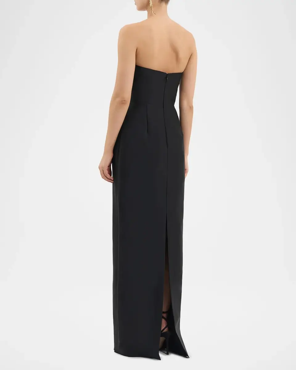 Rebecca Vallance Venus Strapless Bow-Embellished Column Gown | Thumbnail 3 Rebecca Vallance Venus Strapless Bow-Embellished Column Gown | Thumbnail 3