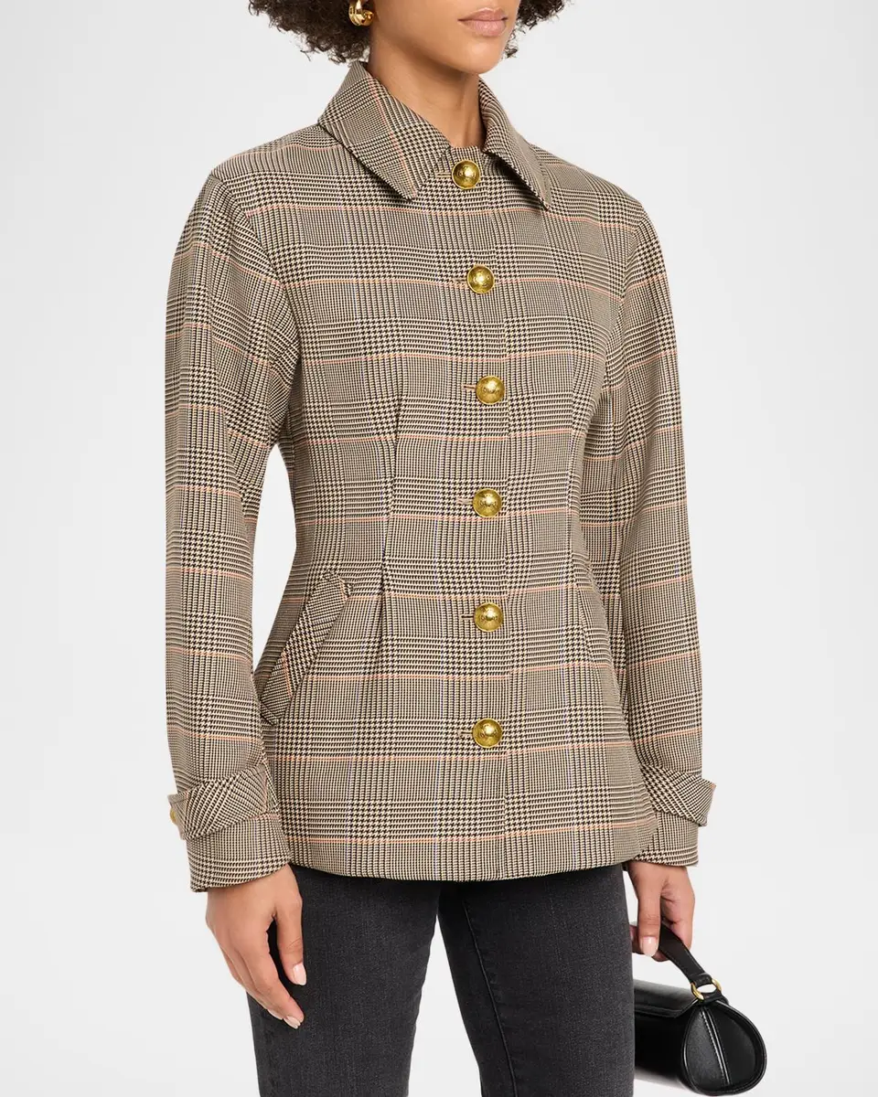 Veronica Beard Severine Plaid Jacket | Thumbnail 4 Veronica Beard Severine Plaid Jacket | Thumbnail 4