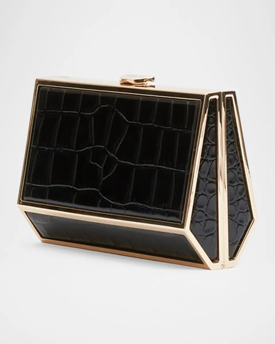 Simkhai Maddox Croc-Embossed Leather Clutch Bag | Thumbnail 2 Simkhai Maddox Croc-Embossed Leather Clutch Bag | Thumbnail 2