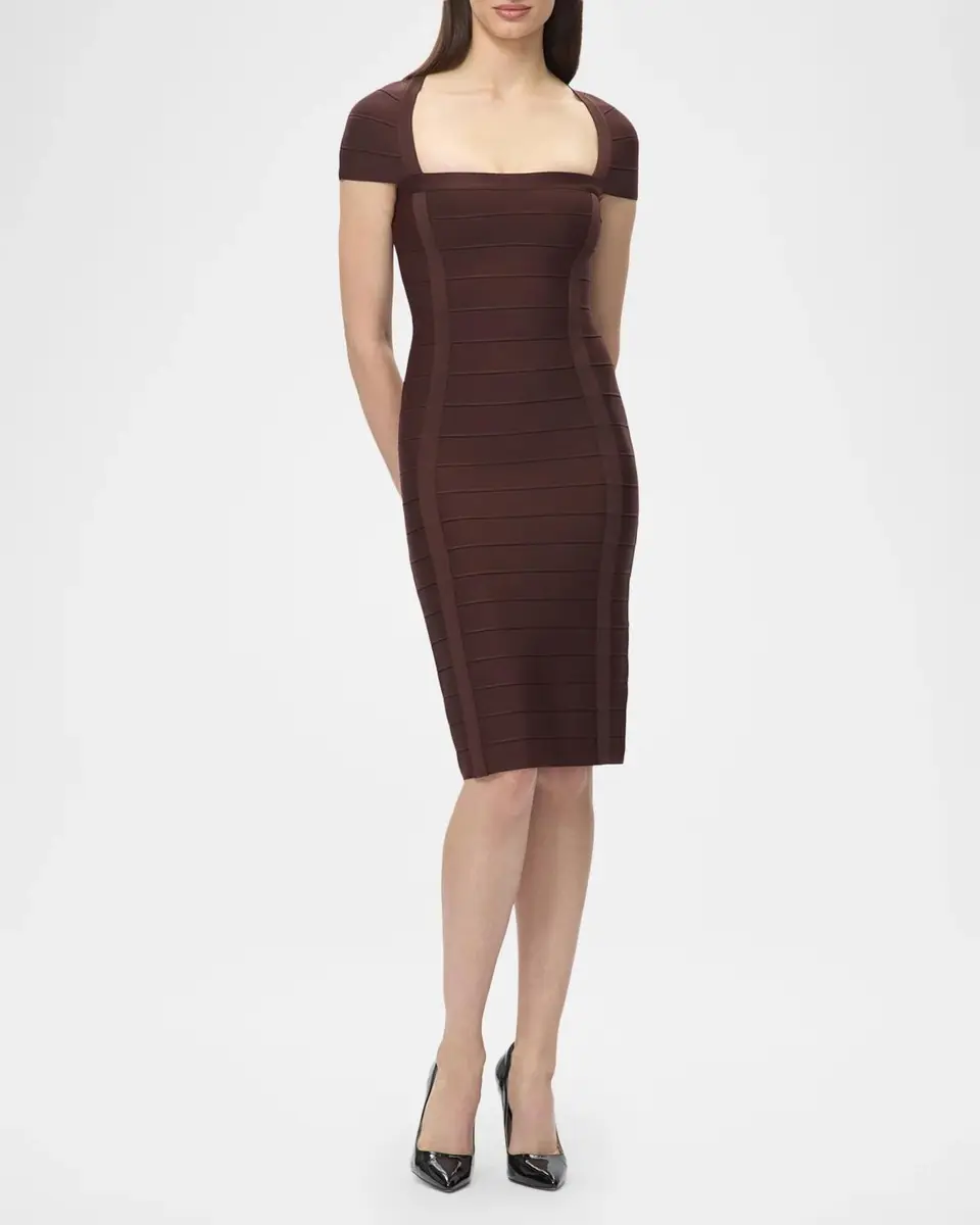 Hervé Léger The Premiere Knee-Length Dress | Thumbnail 2 Hervé Léger The Premiere Knee-Length Dress | Thumbnail 2