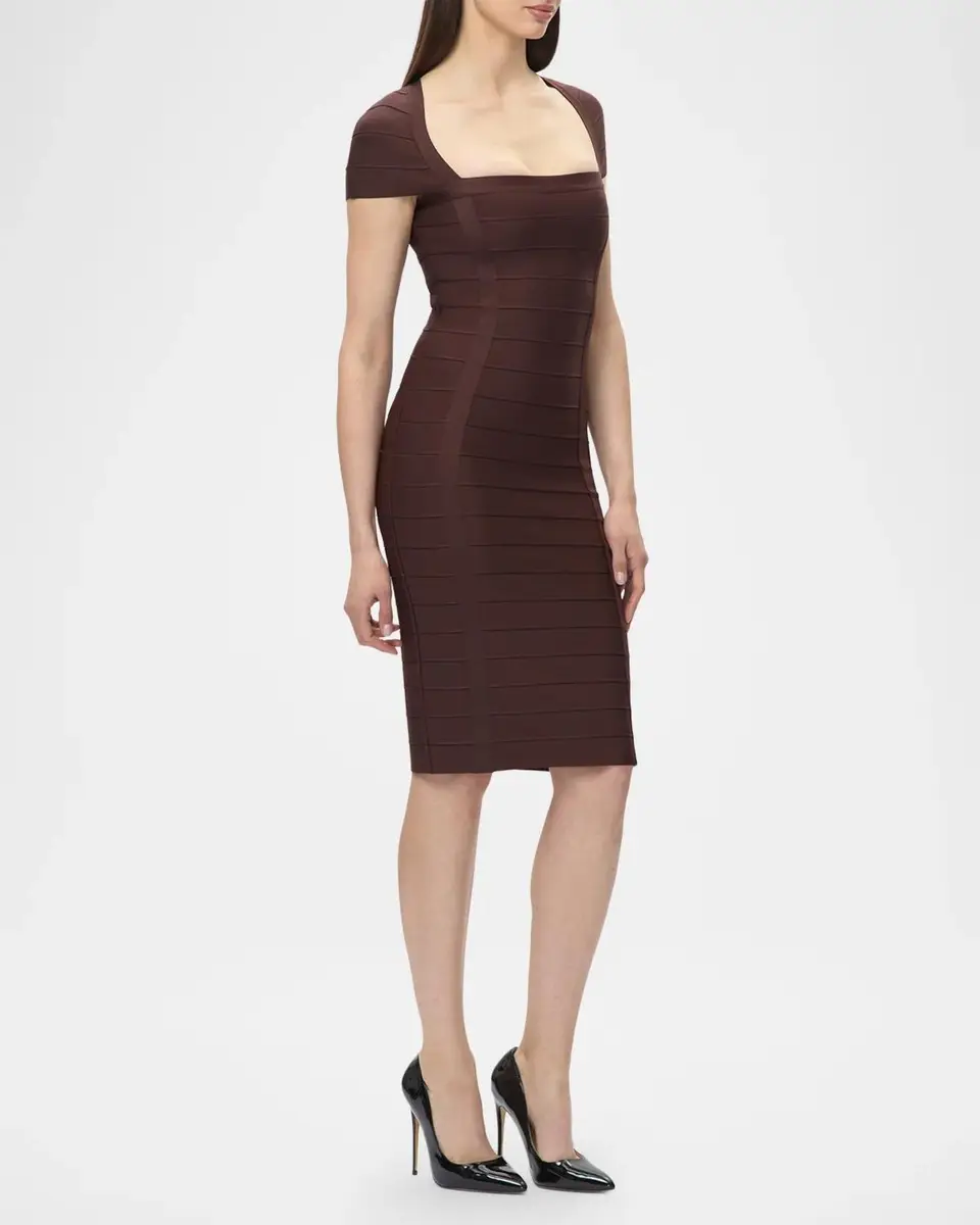 Hervé Léger The Premiere Knee-Length Dress | Thumbnail 5 Hervé Léger The Premiere Knee-Length Dress | Thumbnail 5