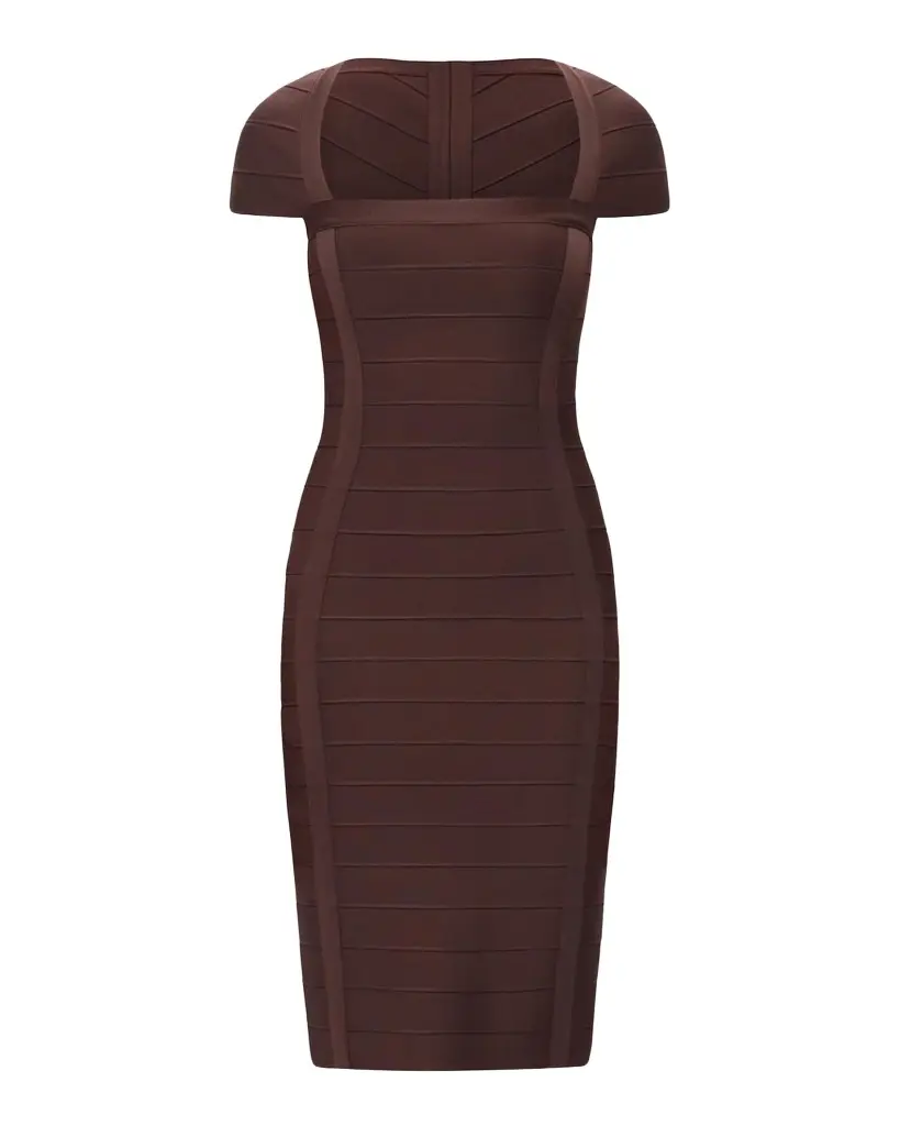 Hervé Léger The Premiere Knee-Length Dress