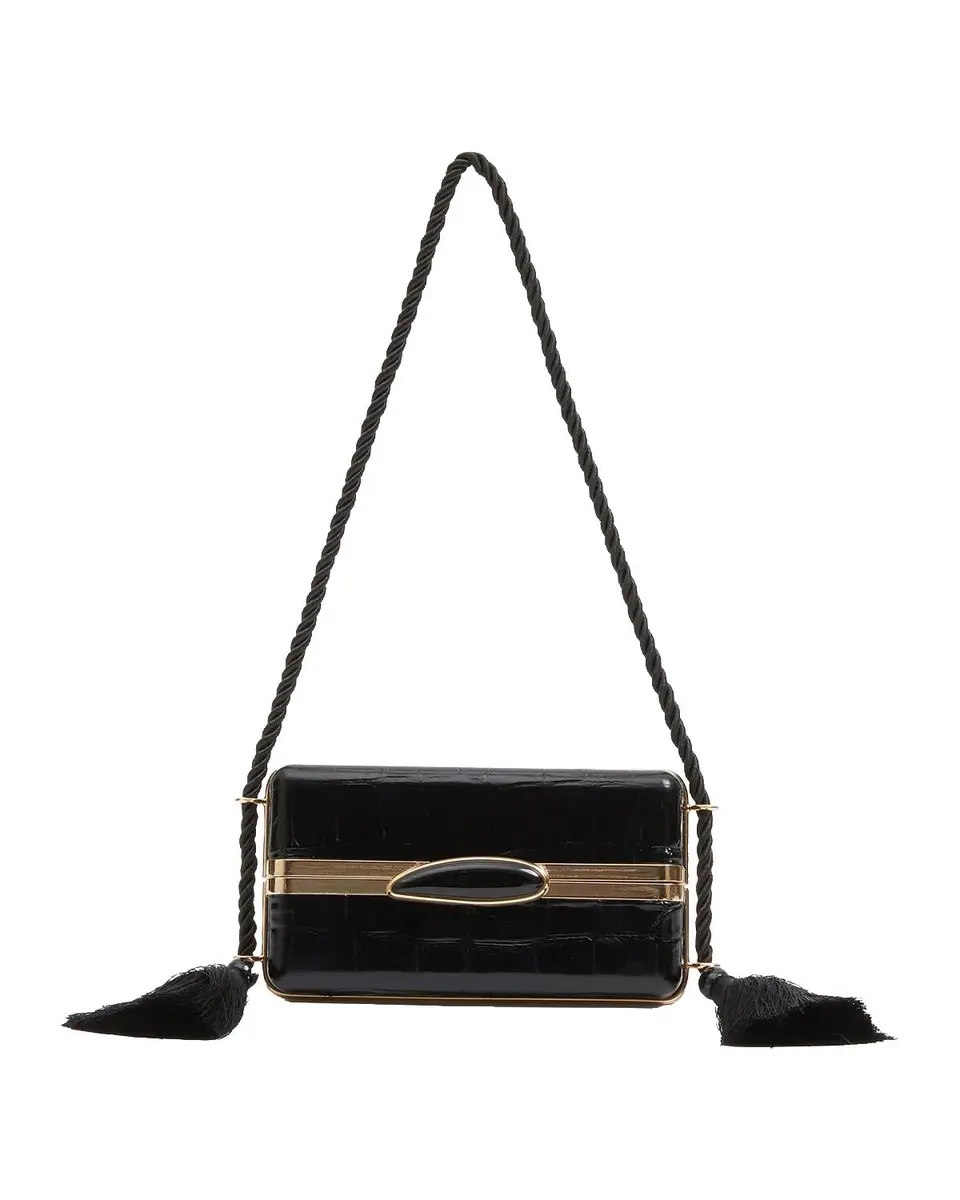 Simkhai Roma Croc-Embossed Leather Shoulder Bag | Thumbnail 3 Simkhai Roma Croc-Embossed Leather Shoulder Bag | Thumbnail 3