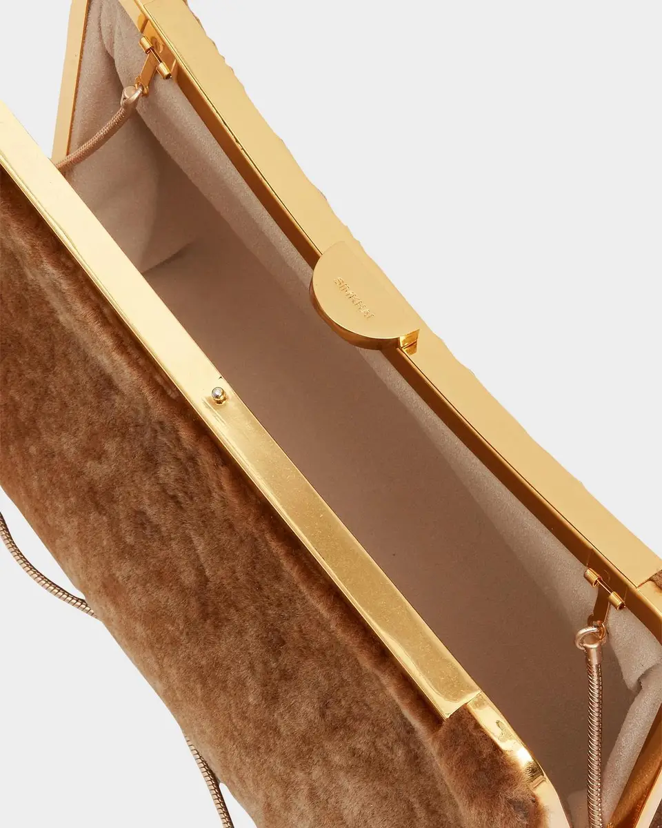 Simkhai Solange Shearling Clutch | Thumbnail 3 Simkhai Solange Shearling Clutch | Thumbnail 3