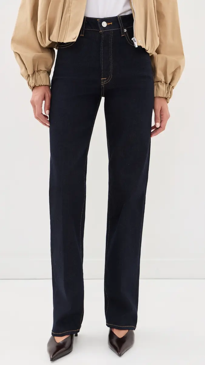 GOOD AMERICAN Good True Straight Jeans | Thumbnail 2 GOOD AMERICAN Good True Straight Jeans | Thumbnail 2