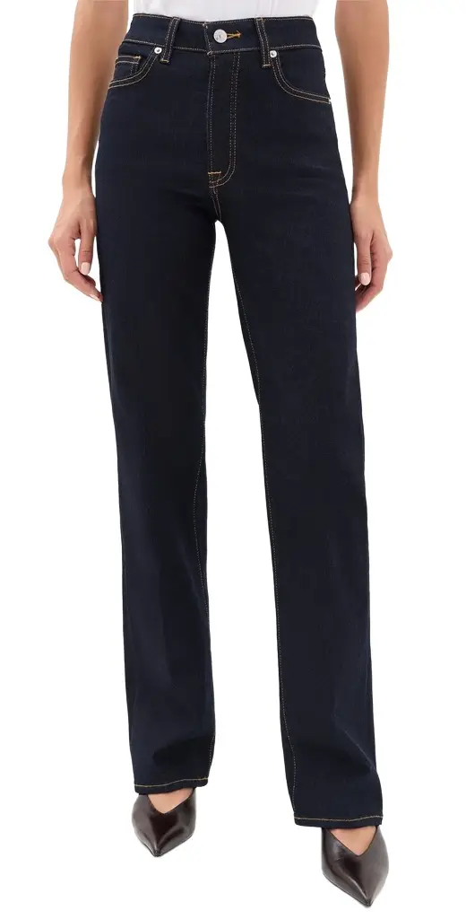 GOOD AMERICAN Good True Straight Jeans