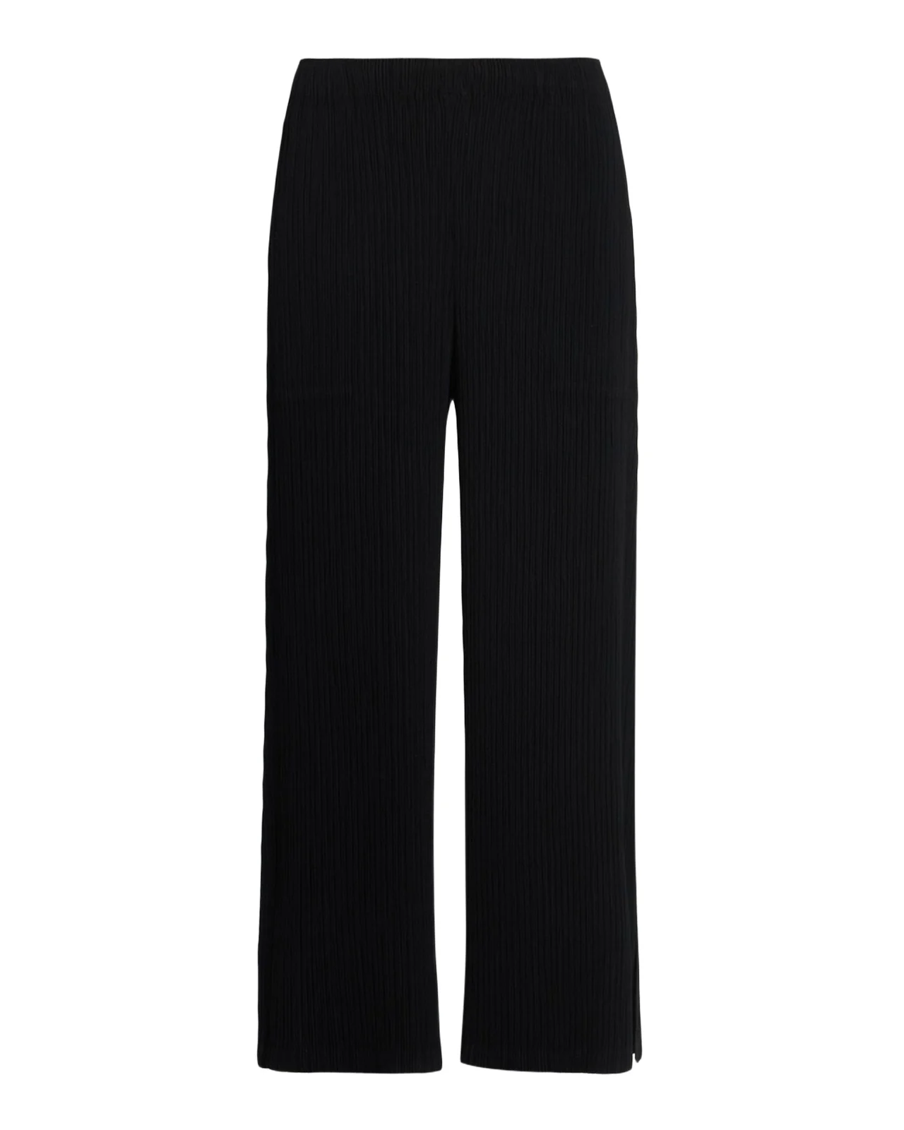 Hatching Pleated Wide-Leg Pants Hatching Pleated Wide-Leg Pants